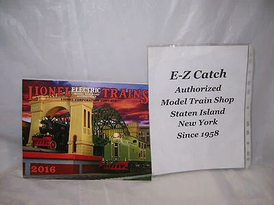 MTH Lionel Corp. Brand New 2016 Tinplate Color Catalog Standard & O Gauge Trains - Image 1 of 4