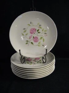 IROQUOIS IMPROMPTU BEN SEIBEL WILD ROSE DINNER PLATES - EIGHT - Picture 1 of 1