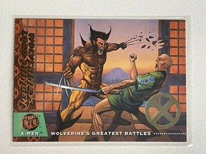 2018 Marvel Fleer Ultra X-Men 1994 X-Men Buybacks Wolverine v Lord Shingen 28/50