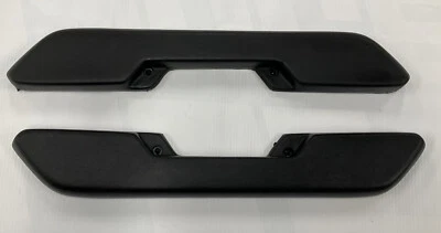 1977-80 CHEVROLET GMC TRUCK BLAZER SUBB CREW BLACK INTERIOR ARM REST PAIR - Image 1 of 3