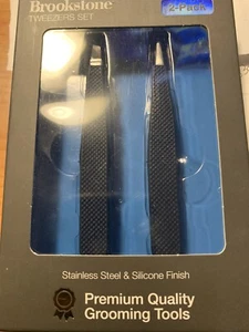 Brookstone 2-Pk Tweezer Set