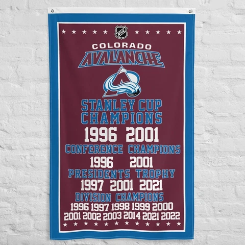 Premium Flag Colorado Avalanche 3x5 ft Banner NHL Hockey Stanley Cup Champions Cover