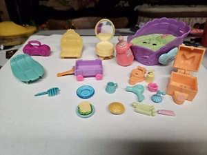 Littlest Pet Shop Zubehörpaket 20 Teile! Frühe Jahre mit Magic Motion Bett!  - Bild 1 von 6