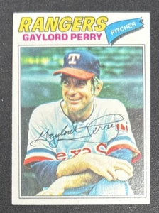 1977 Topps Gaylord Perry Baseball Card #152 Rangers HOF Pitcher GD/VG O/C - Picture 1 of 2