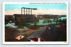 Mason City Northwestern States Portland Cement Plant Iowa IA Postcard - Bild 1 von 2