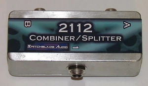 2112 Combiner / Y-Cable in a Box ~Connect 1 Device into 2 OR 2 into 1~ 1/4" Mono - Picture 1 of 4
