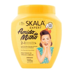 Crema per capelli Skala Amido de Milho - idratazione e lucentezza 2 in 1 - 1000 g - Foto 1 di 7