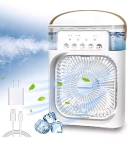 Portable Air Conditioner Fan, Mini Evaporative Air Cooler with 7 Colors LED... - Picture 1 of 5