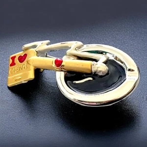 Broche Cenicero de Puros Danecraft Firmado Vintage Esmalte Pin Loungecore Idea de Regalo - Imagen 1 de 8