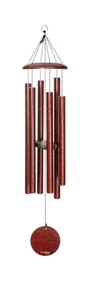 Corinthian Bells de Wind River - Carillón de viento con salpicaduras de rubí de 44 pulgadas para patio, baño... Foto 1 de 4