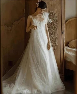 Lo último Dama Elegante Floral Ligero Boda Baile de graduación Vestido Elegante Noche Fiesta Vestidos Largos - Imagen 1 de 9