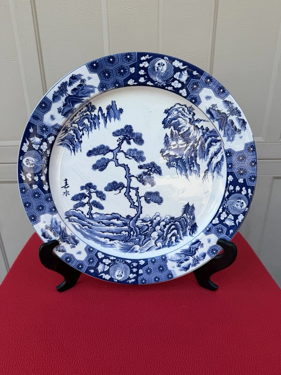 陶瓷蓝色1900-1940 年日本盘子| eBay