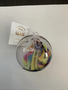 Glasaugenstudio - Regenbogen Engel Schaukel Ornament - Neu mit Etikett - Bild 1 von 2