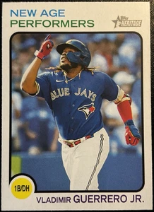 Tarjeta de Toronto 20212 Topps Heritage New Age Performers Vladimir Guerrero Jr. #3! - Imagen 1 de 2