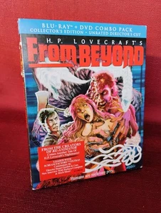 FROM BEYOND Blu-Ray + DVD Scream Factory Collector's Edition W/ Slipcover - Imagen 1 de 9