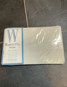 Wamsutta Twin Flachbettlaken Satin 100% Baumwolle 250 Fadenzahl, Sand - Bild 1 von 5