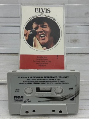 Elvis Presley A Legendary Performer Vol 1 (Rock Music Audio Cassette Tape) - Image 1 of 2