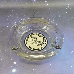 VTG 60-70's Wild Goose Strip Club Glass Ashtray Inglewood, CA Nude Girlie Pin Up - Picture 1 of 9