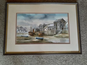 FRAMED WATER COLOUR BY I .COOPER FRAME SIZE 55 X 39 cm VGC - Picture 1 of 3
