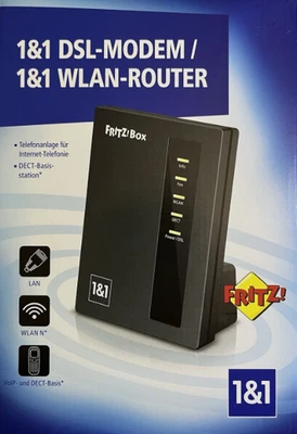 Fritzbox 7412 von 1&1 DSL Modem/WLAN Router/wifi / Internet NEU + OVP - Bild 1 von 3