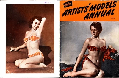 MODEL  STUDIES  ANNUAL VOLUME 2  PINUP MAGAZINE 1950'S - Image 1 of 4