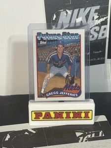 1989 Topps - Gregg Jefferies #233 Future Stars Mets Rc NM-M - Picture 1 of 2