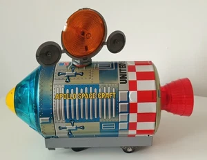 VERY RARE Vintage ALPS (Japan) Spacecraft Apollo Battery Operated Original Box - Picture 1 of 16