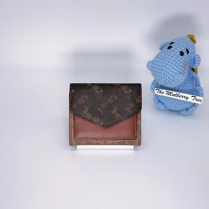 Coach C3160 Wyn With Horse And Carriage Print Zip Coin Purse Small Card Wallet - Picture 1 of 8