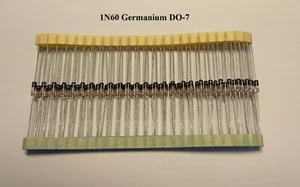 1N60P Original and Real Germanium Diode DO-7 NOT fake/Schottky! - Picture 1 of 5