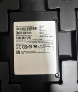 Samsung PM1653 1.92TB 2.5" SAS 24Gbps Server SSD MZILG1T9HCJR-00A07 MZ-ILG1T90 - Afbeelding 1 van 2