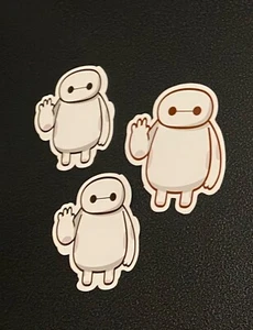 3 Count Disney Baymax Big Hero Laptop Water Bottle Car Phone case Sticker Decal - Picture 1 of 2