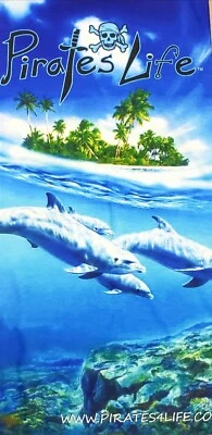 PIRATE'S LIFE UV BUFF DOLPHINS Prendas para la cabeza Máscara de protección para el cuello Navegación Pesca Foto 1 de 4