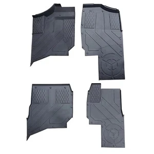 4 PIEZAS Alfombrillas delanteras y traseras TPE antideslizantes para 2024-2025 Polaris Ranger XD 1500 - Imagen 1 de 6