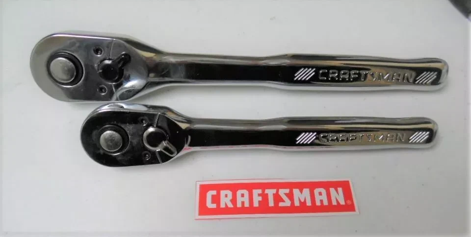 CRAFTSMAN 2 piezas 1/4 3/8 PULIDO COMPLETO 72 dientes trinquetes nuevos CMMT86721 y CMMT86722 Foto 1 de 1