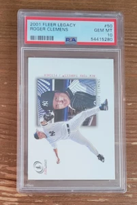 2001 Fleer Legacy #50 Roger Clemens PSA 10 New York Yankees - Picture 1 of 1