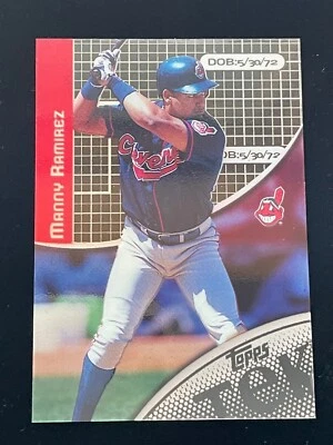 2000 Topps Tek Pattern 13 #15 Manny Ramirez 15-13 Cleveland Indians - Image 1 of 2