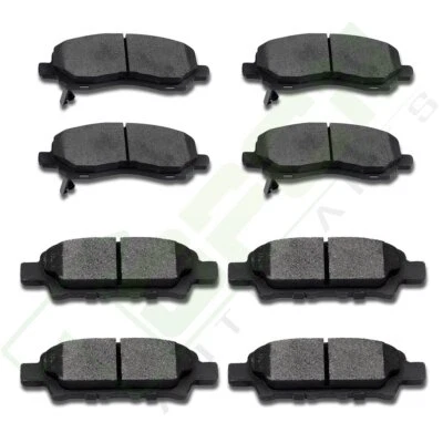 Front Rear Brake  Ceramic Pads For 2007-2008 Jeep Patriot Premium 8pcs Foto 1 de 4