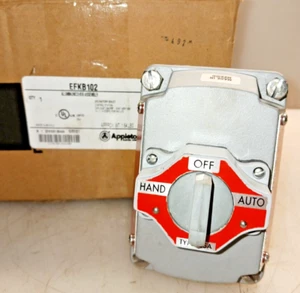NUEVO INTERRUPTOR SELECTOR DE CUBIERTA DE ALUMINIO APPLETON EFKB102 PARA UBICACIÓN PELIGROSA - Imagen 1 de 6