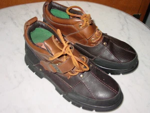 Mens Polo Ralph Lauren Hardy 2 Brown/Black Boots! Size 8 Sold As Is! - Picture 1 of 14
