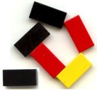 LEGO : 6 PLAQUES PLATES LISSES réf 3069 - panaché - GD9     
