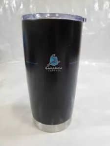 Caribou Coffee Einstein Bagel 16 Oz Steel Tumbler NOS - Picture 1 of 5