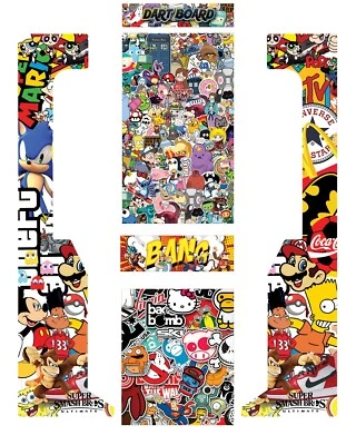 Stickers Dartcab Pop art - jeu de fléchettes - Darts - Photo 1/2