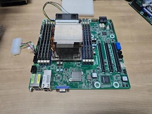 Asrock ROMED8U-2T & AMD EPYC 7313P 16c 3GHz &256G RAM 10GBe +heatsink MATX small - Picture 1 of 3