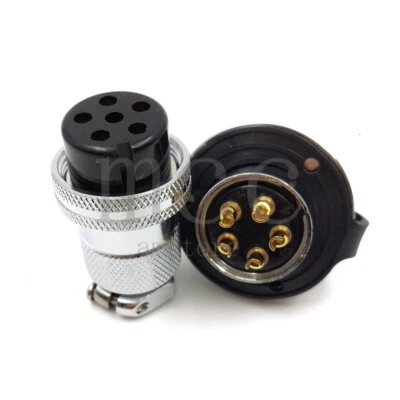GX25 5 Pin Aviation Cable Connector,IP44 Waterproof Connector Plug Socket - Image 1 of 4