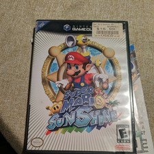Super Mario Sunshine (GameCube, 2002) Case, Disc, Tested and Working No Manual