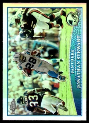 2009 Topps Chrome Refractors Jonathan Stewart Carolina Panthers #TC58 - Image 1 of 2