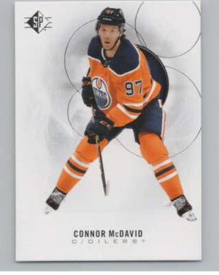 2020-21 SP Authentic #90 Connor McDavid  Edmonton Oilers V99891 - Image 1 of 3