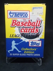 Topps Revco League Leaders 1988 set completo 33 carte con Nolan Ryan - Foto 1 di 2