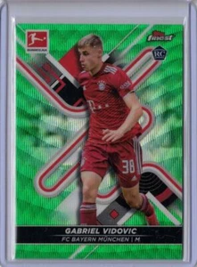 2022 Topps Finest Bundesliga Gabriel Vidovic Rookie FC Bayern Munchen ##72 - Picture 1 of 2