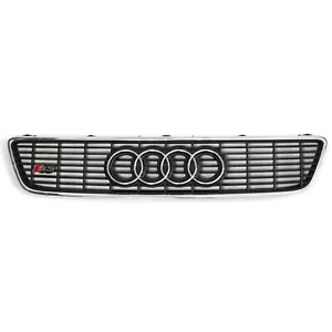Parrilla deportiva original Audi S3 (8L) negra/croma 8L98536513FZ - Imagen 1 de 3
